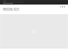 Tablet Screenshot of parisian-rich.com